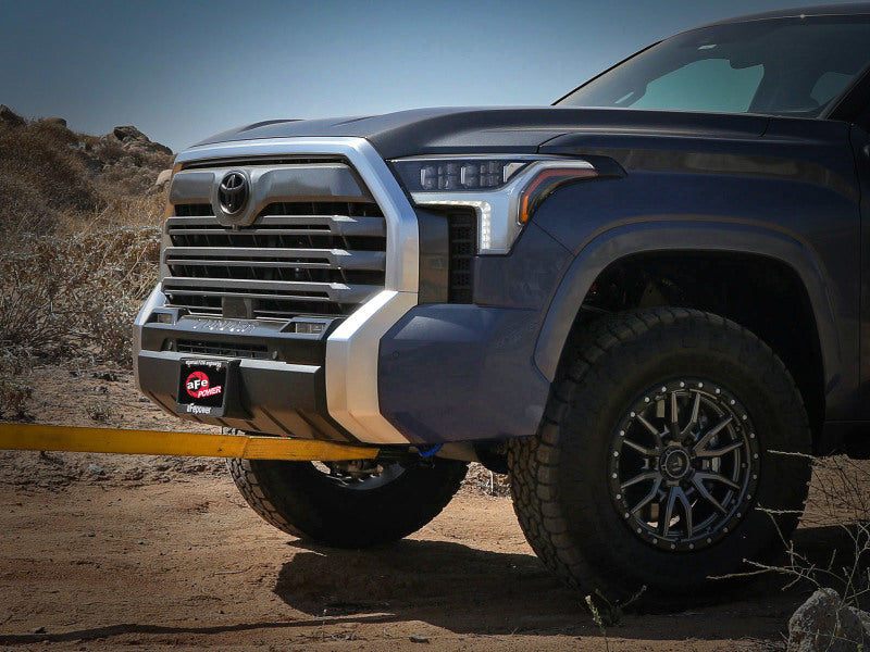 aFe Toyota Tundra 2022 V6-3.5L (tt) Front Tow Hook Blue - #450-72T001-L