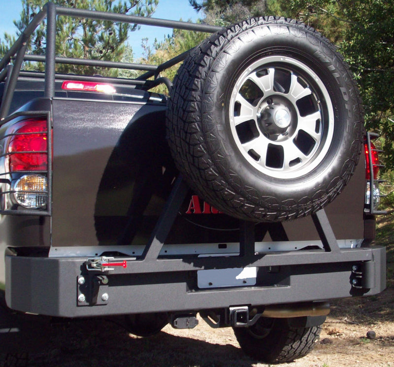 Body Armor 4x4 (TC-2961) - Black - Steel Rear Bumper for 2005-2015 Toyota Tacoma - #TC-2961