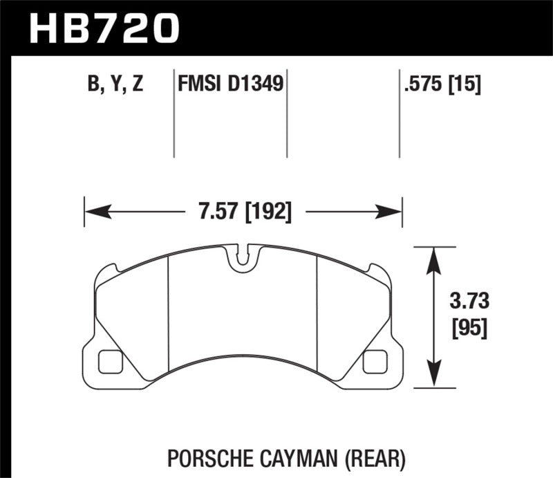 Hawk Performance HB720B.575 HPS 5.0 Street Brake Pads