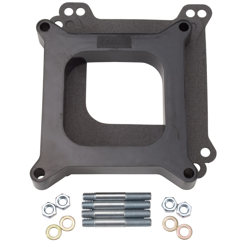 Edelbrock 8710 Carburetor Spacer 1-Inch 1-Hole