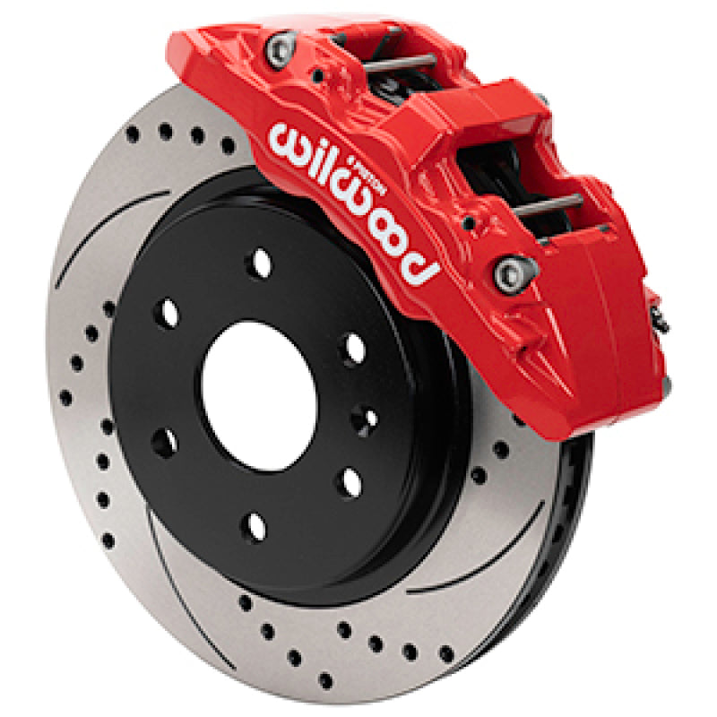 Wilwood 19-21 Chevy Silverado/GMC Sierra Aero6-DM Front Brake Kit - D&S - Red - #140-16805-DR