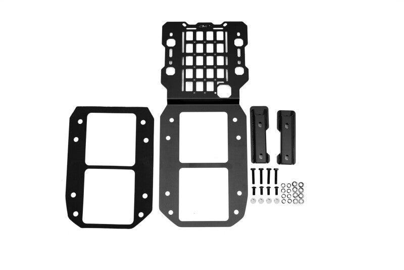 DV8 Offroad 2018-2025 Jeep Wrangler JL Tailgate Reinforcement Molle Panel - #TCJL-04