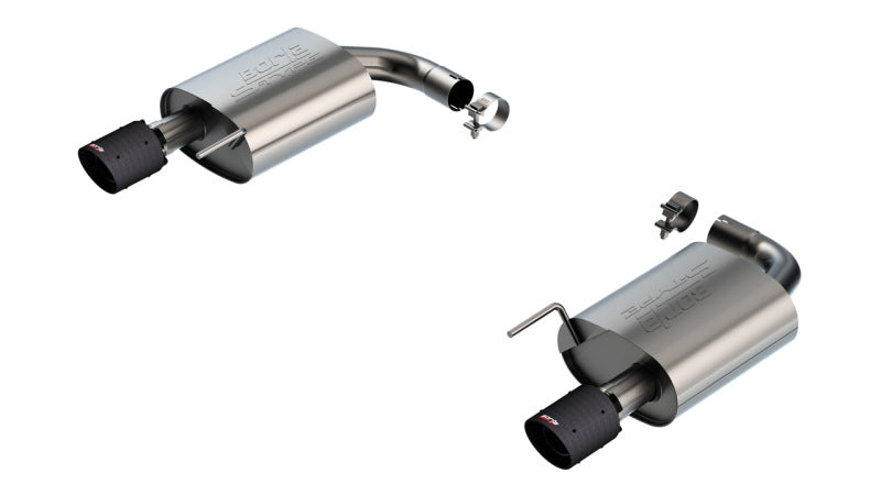 Borla 11983CFBA 2024 Ford Mustang GT 5.0L V8 w/o Active Exhaust S-Type Axle-Back Exhaust System - Carbon Fiber - #11983CFBA