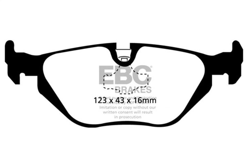 EBC 96-98 BMW Z3 1.9L Bluestuff Rear Brake Pads DP51079B