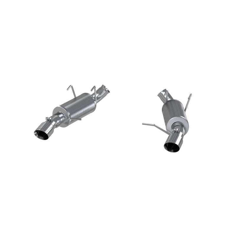 MBRP S7225AL 11-14 Ford Mustang GT 5.0 3in Dual Muffler Axle Back Split Rear Alum Exhaust System - #S7225AL