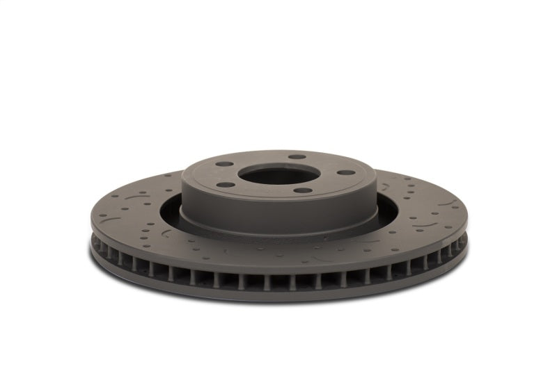 Hawk Performance HKC4955.711F Talon Cross-Drilled and Slotted Rotor and HPS Brake Pad Kit