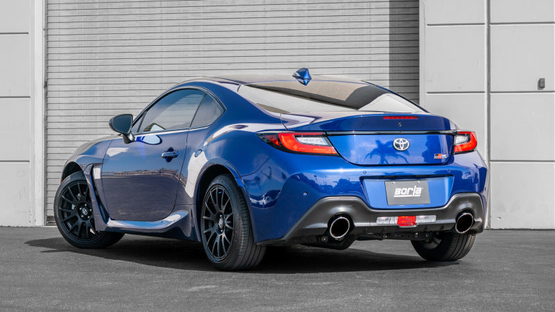 Borla 140910 22-23 Subaru BRZ/Toyota GR86 2.4L RWD AT/MT ATAK Catback Exhaust - Polished Tips - #140910