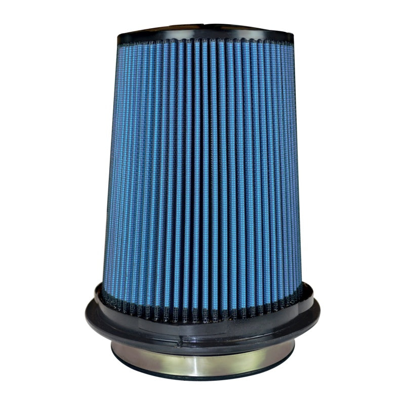 Injen SuperNano Web Dry Air Filter - 5in Flange ID / 7in Base / 7.9in Media Height / 5in Top - #X-1107-BB