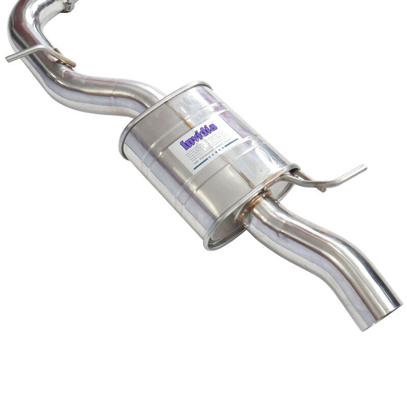 Invidia HS22GFR8GV4RT Volkswagen 22-Up VW GOLF-8R R400 Rolled Titanium tips Cat-back Exhaust