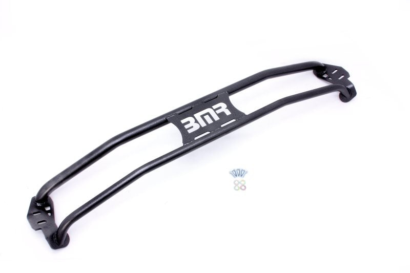 BMR 2011-2015 5th Gen Camaro Front 2-Point Strut Tower Brace - Black Hammertone