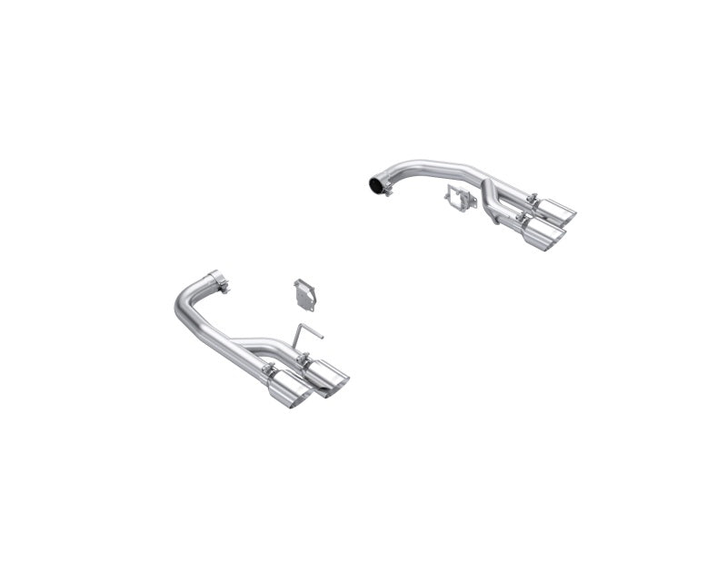 MBRP S7281AL 2024+ Mustang GT 5.0L Aluminized Steel 2.5in Axle-Back Exhaust w/ Dual-Rear Quad Exhaust Tips - #S7281AL
