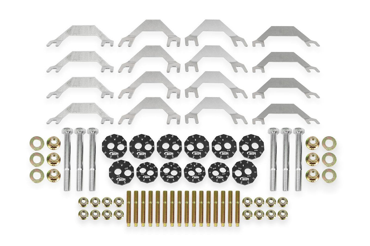 BMR 2006-2013 Chevrolet Corvette C6 Z06/ 2009-2013 ZR1 Camber Bolt & Stud Kit - Black Anodized