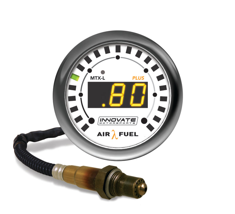 Innovate MTX-L PLUS Digital Air/Fuel Ratio Gauge Kit 8ft with O2 Sensor