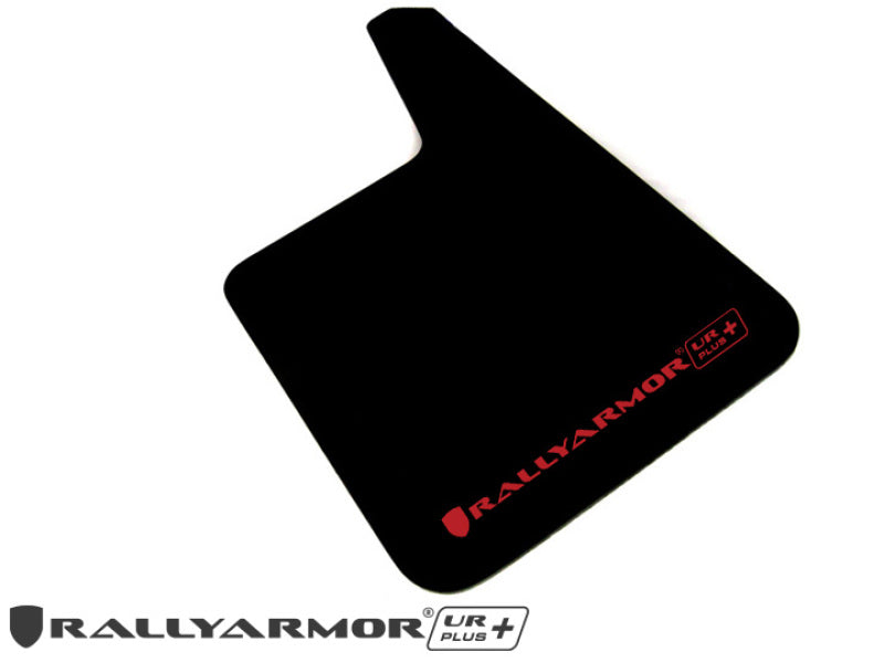 Rally Armor UR Mud Flaps - Universal - Black/Grey Logo - #MF20-URP-BLK/GY