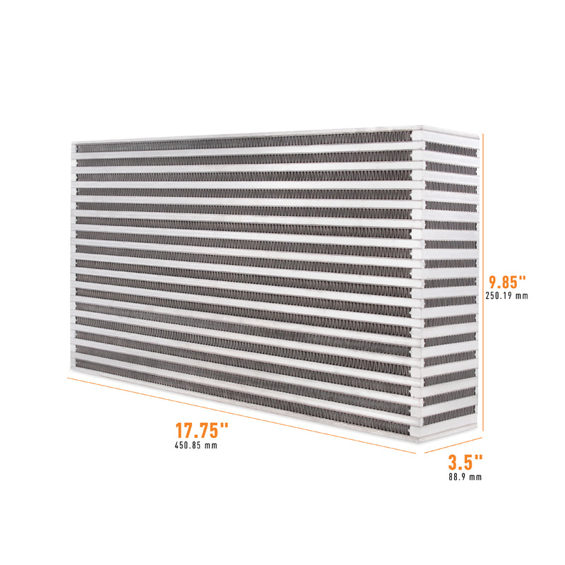 Mishimoto Universal Air-to-Air Intercooler Core - 17.75in / 9.85in / 3.5in - #MMUIC-17