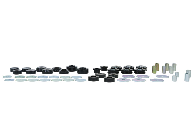 Whiteline W93562 Body Mount Bushing Set for 1965-1970 Chevrolet Bel Air, 1965-1970 Chevrolet Biscayne, 1965-1970 Chevrolet Impala and More