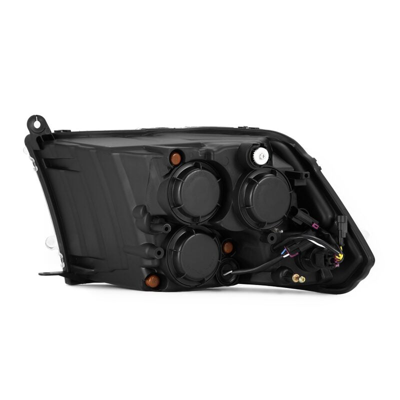 AlphaRex 880555 09-18 Dodge Ram 2500 NOVA LED Projector Headlights Plank Style Design Black w/ Activation Light