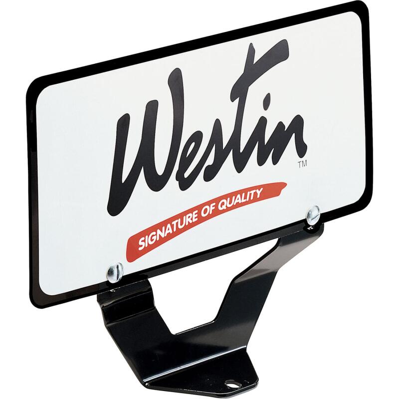 Westin 32-0055 Bull Bar License Plate Relocator Black