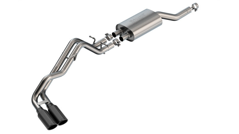 Borla 140975BC 2024+ Ford Ranger XLT S Type Catback System - Black Chrome - #140975BC