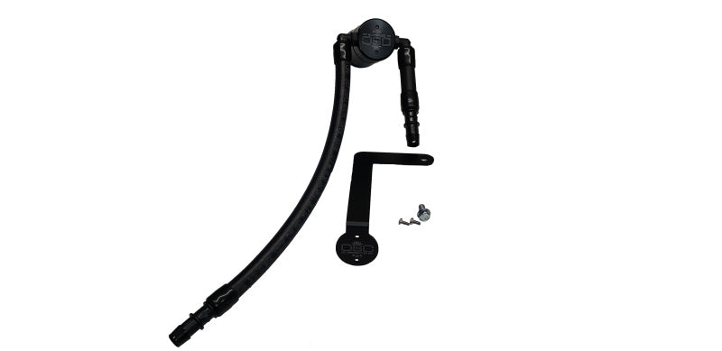 J&L 03-04 Mercury Marauder Passenger Side Oil Separator 3.0 - Black Anodized - #3046P-B