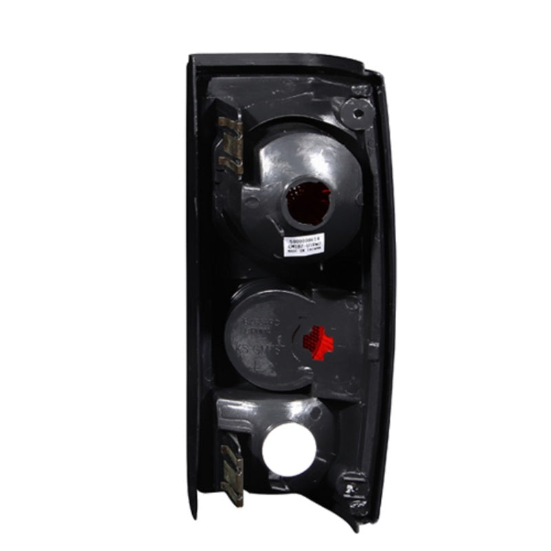 ANZO 1982-1994 Chevrolet S10 Taillights - Chrome Dark Smoke Lens