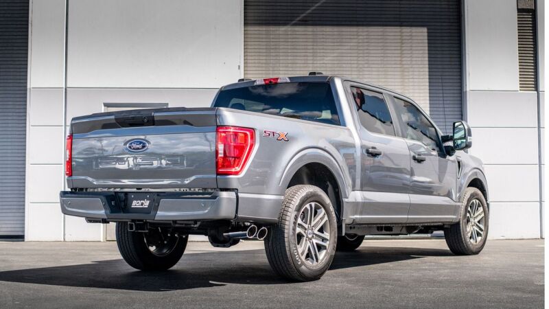 Borla 140875 F-150 2021 5.0L 4dr CC SB EC STB Lariat/KR/Platinum/LTD 3/2.25 DSE Cat-Back ATAK CHR Tips - #140875