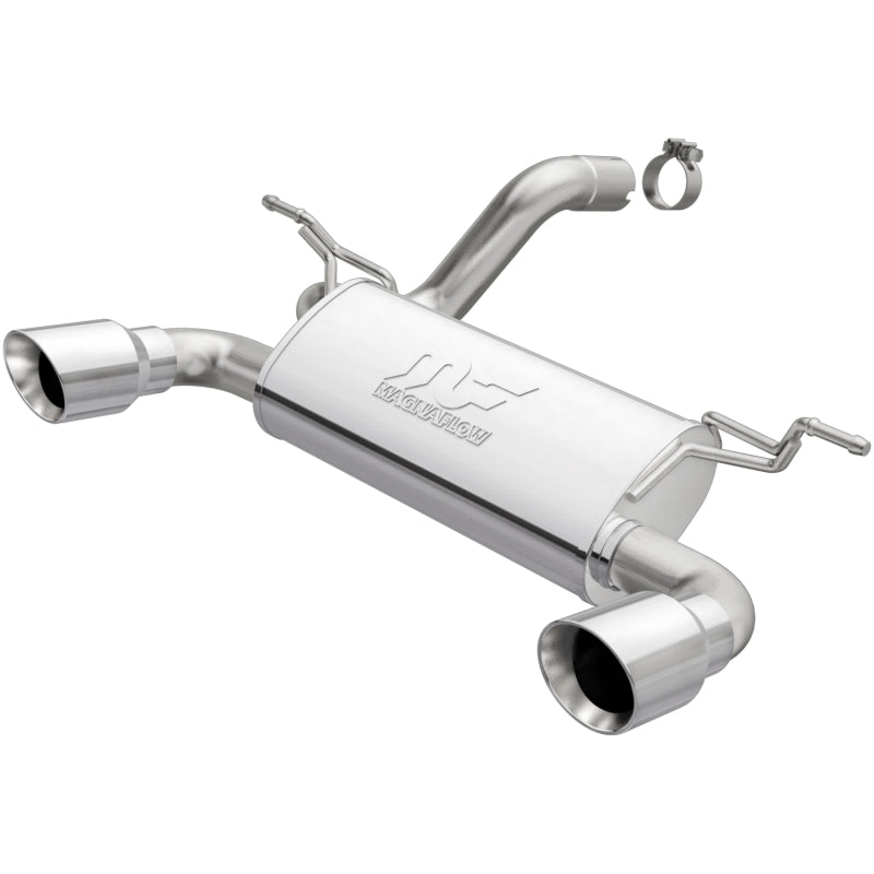 MagnaFlow 19385 2018+ Jeep Wrangler 3.6L Dual Polished Tip Axle-Back Exhaust - #19385