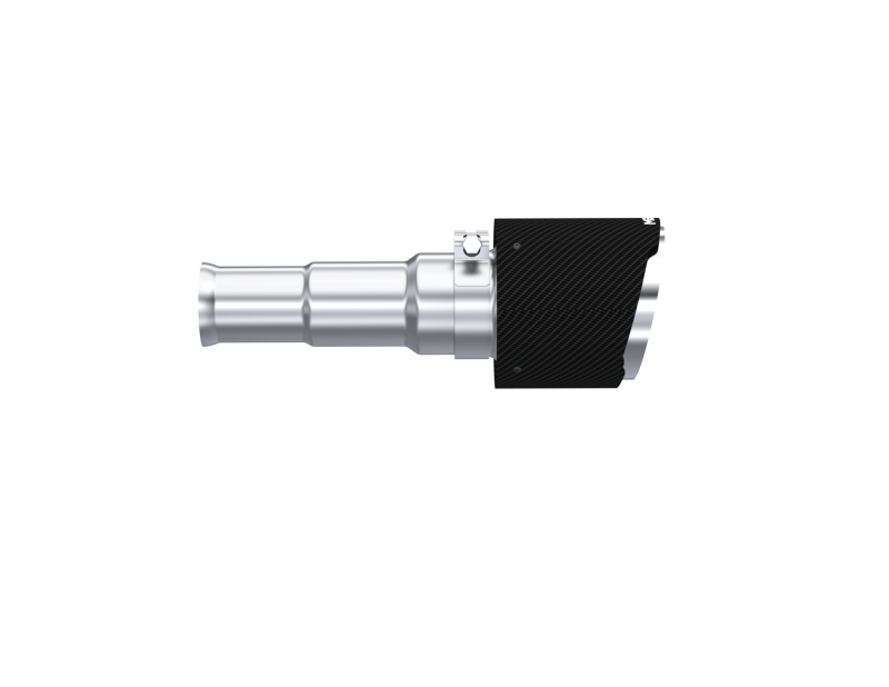 MBRP T5199CF 5in OD DW Angle Cut T304 Carbon Exhaust Tips - Pairs