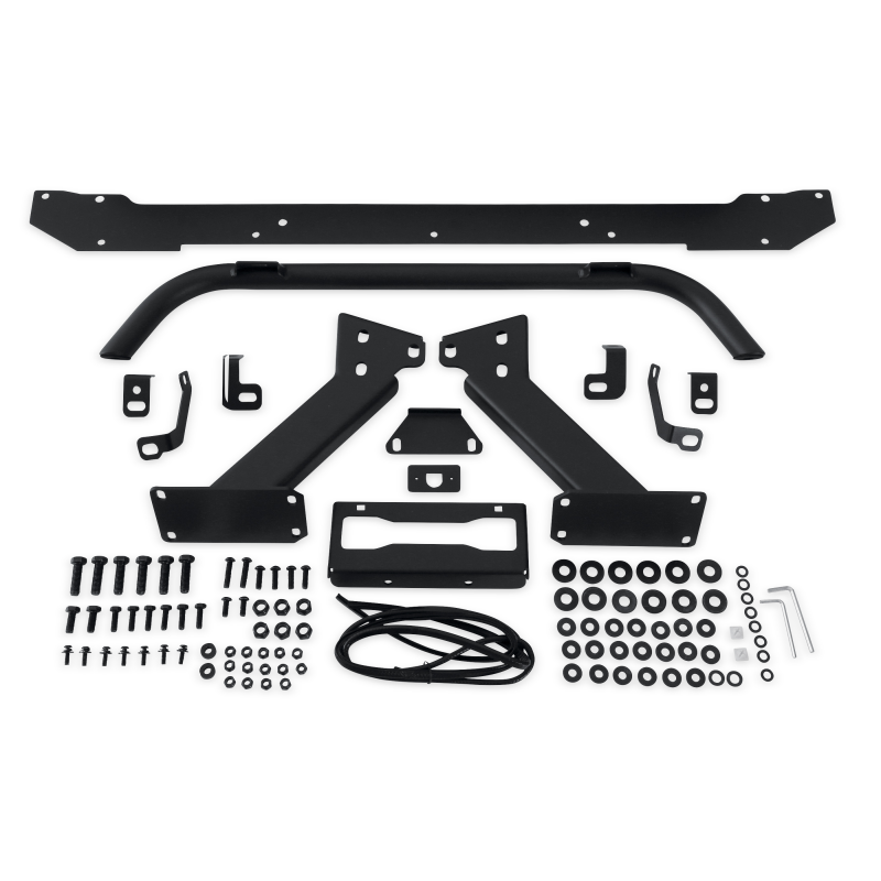 Body Armor 4x4 (SU-19339) HiLine Front Winch Bumper - Compatible with 2018-2023 Crosstrek. - #SU-19339