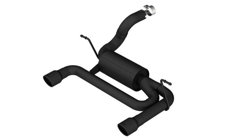 Borla 11957CB 2018 Jeep Wrangler JL/JLU 3.6L 2DR/4DR ATAK SS Axle Back Black Coated Exhaust w/3.5in Tips - #11957CB