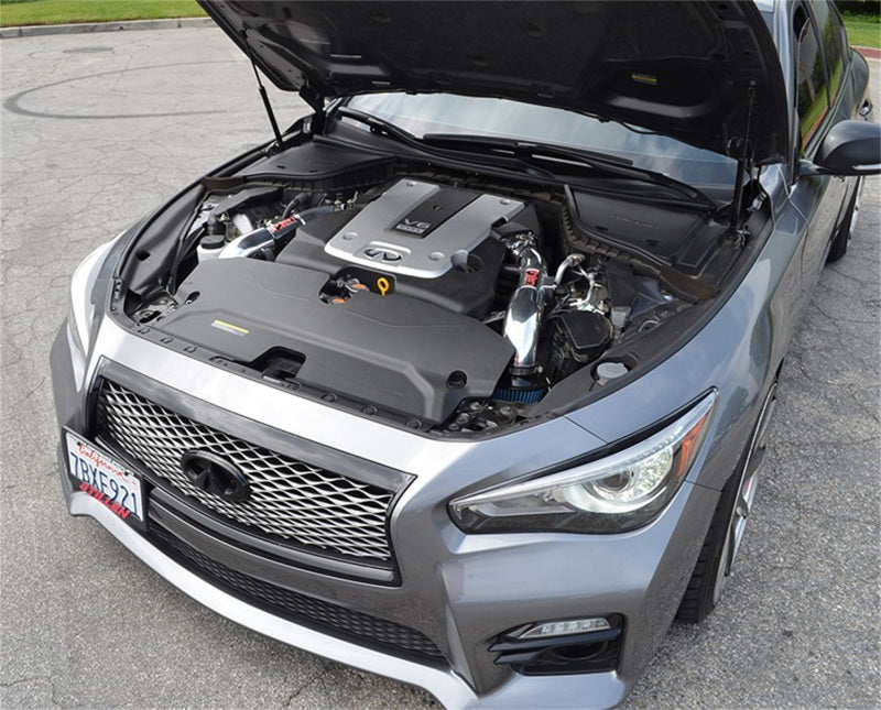Injen 14 Infiniti Q50 3.7L V6 Black Dual Short Ram Intake w/ MR Techn and Heat Shields - #SP1999BLK