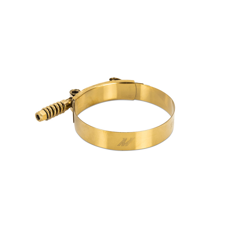 Mishimoto 3.75 Inch Stainless Steel Constant Tension T-Bolt Clamp - Gold - #MMCLAMP-375TGD
