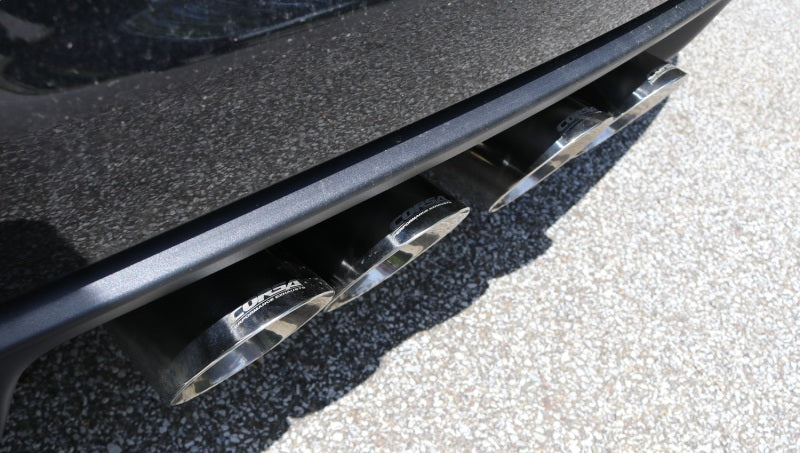 Corsa 2005-2008 Chevrolet Corvette (C6) 6.0L/6.2L Polished Sport Axle-Back Exhaust w/4.5in Tips