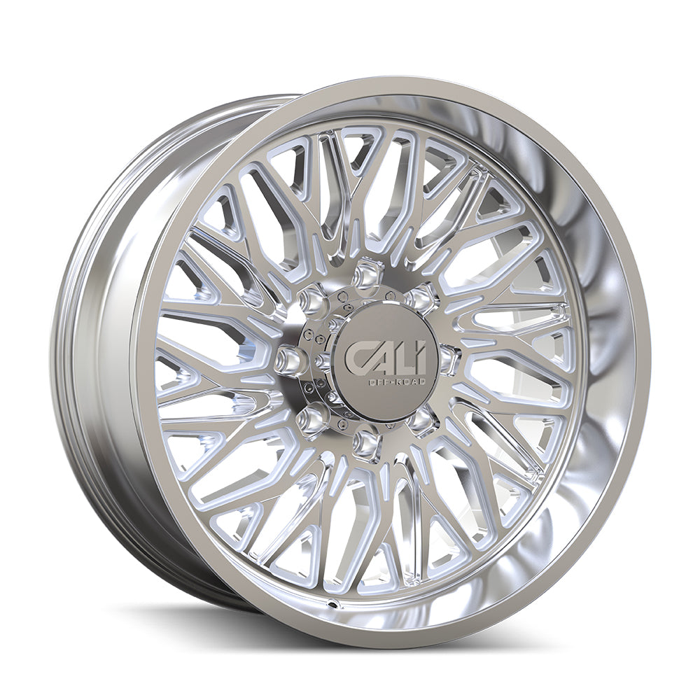 Cali Off-Road Crusher 9118 22x10 6x139.7 -19mm Polished Wheel 9118-22183P