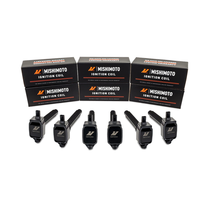 Mishimoto 12-18 Jeep Wrangler 3.6L Six Cylinder Ignition Coil Set - #MMIG-WRA-1206