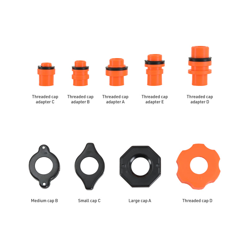 Mishimoto No-Spill Coolant Funnel Kit 15pc Set - #MMTL-NSF-15