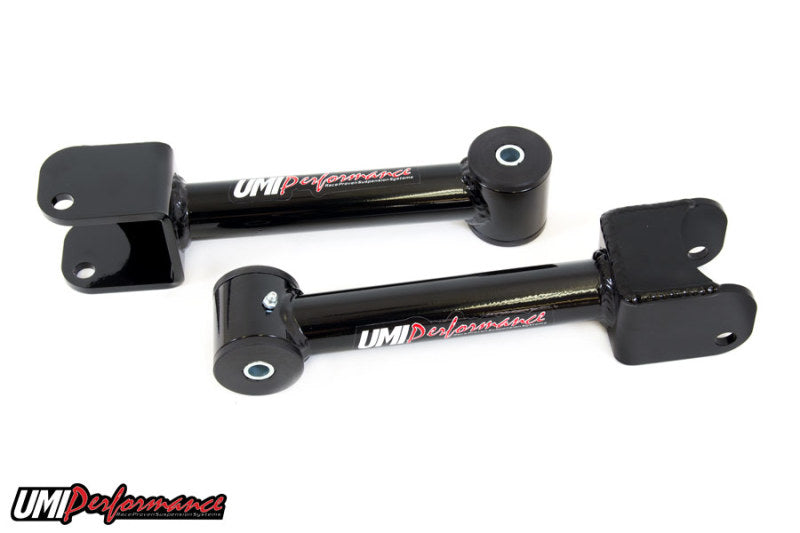 UMI Performance 4216-B Rear Upper Control Arms Black for 1973-1977 GM A-Body