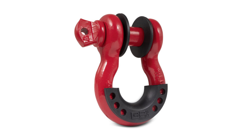 Body Armor 4x4 3/4in Red D-Ring with Black Isolators Single - #3204