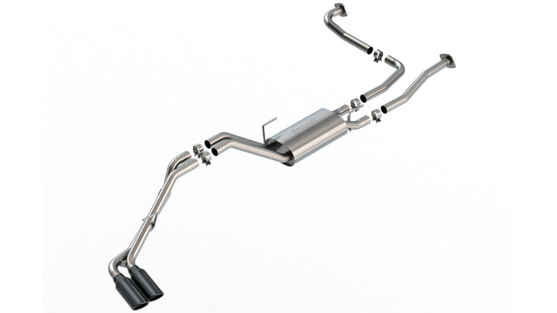 Borla 140984BC 22-24 Nissan Frontier S-Type Cat Back System - Black Chrome - #140984BC
