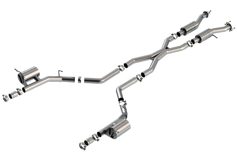 Borla 140888 2021+ Dodge Durango SRT Hellcat 6.2L V8 AWD ATAK Cat-Back Exhaust System - Factory Tips - #140888