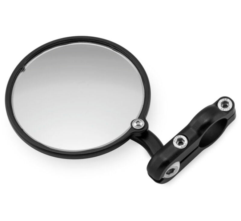 CRG Constructors HS-100-L Hindsight 3in Round Bar End Mirror Left Black