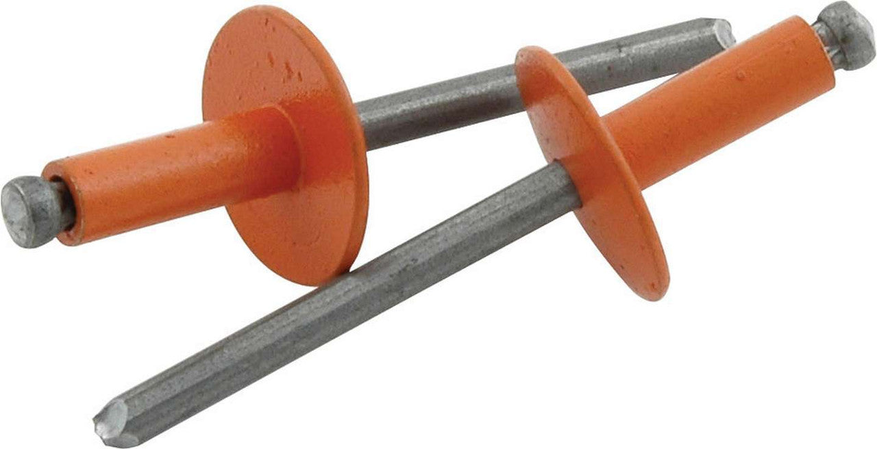 Allstar Performance Large Head Rivet 250Pk Orange ALL18178