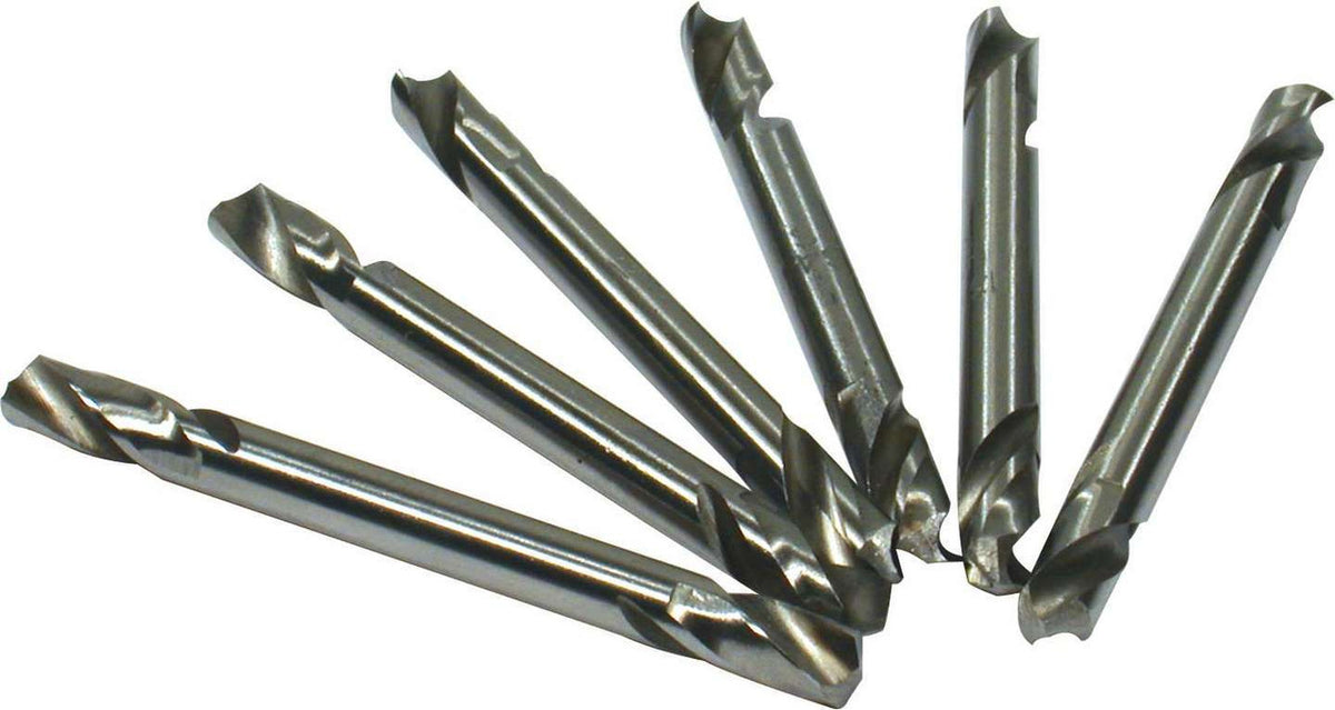 Allstar Performance 3/16 Double Ended Drill Bit 6pk ALL18204