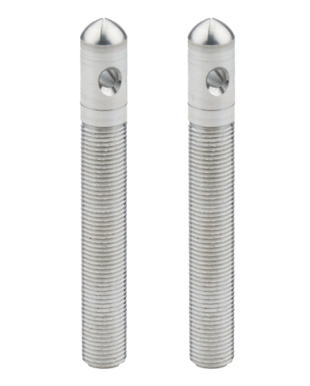 Allstar Performance Aluminum Hood Pins 1/2in with 3/16in Holes Silver ALL18498