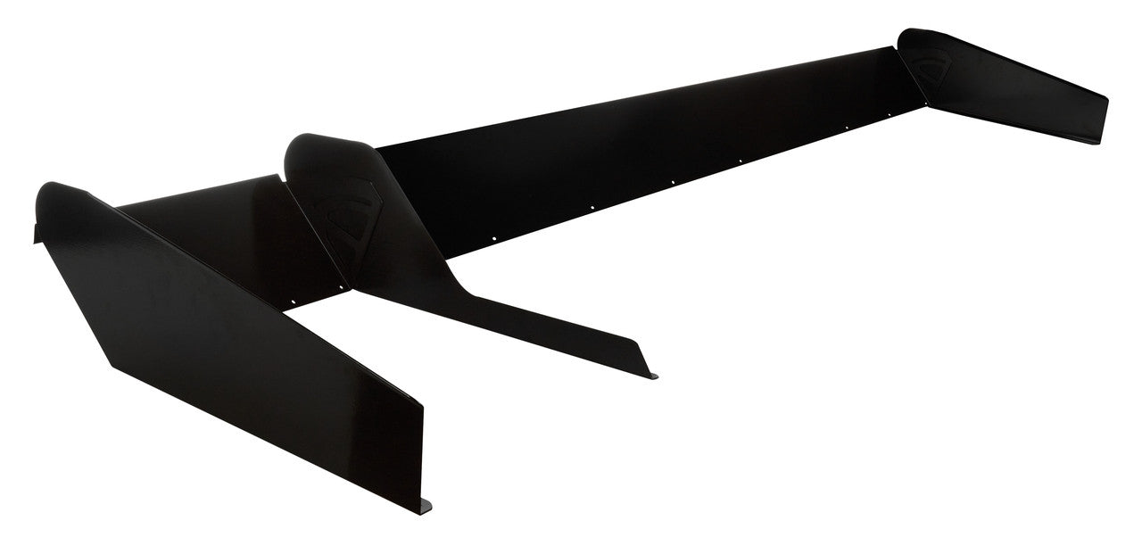 Allstar Performance Dirt Late Model 2 Piece Spoiler 8x72 Black ALL22999