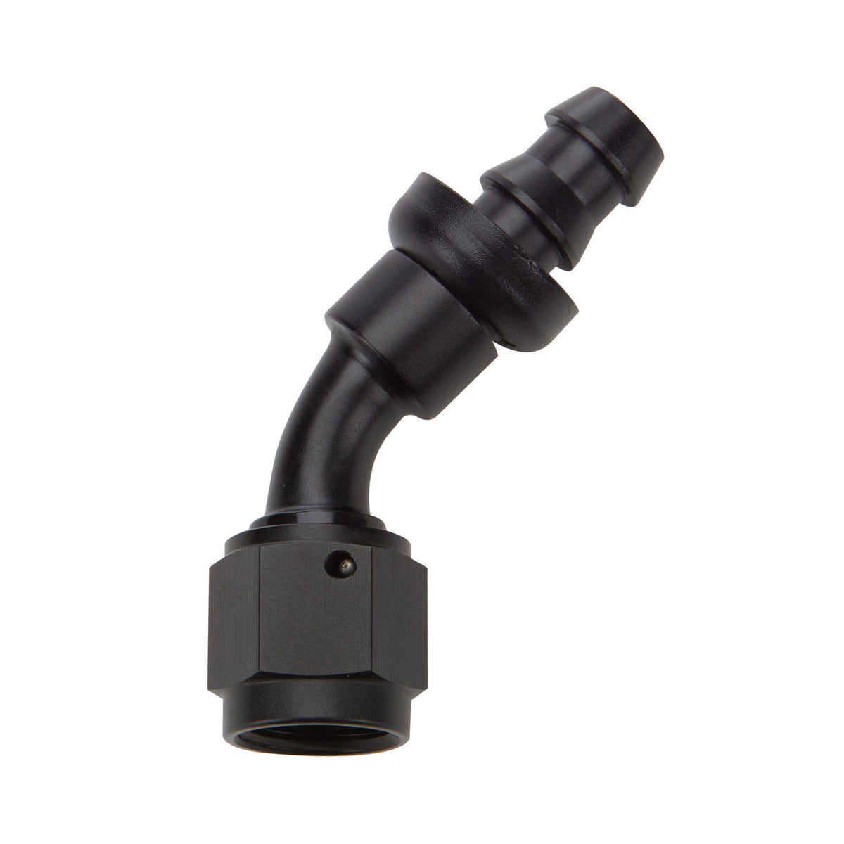 Allstar Performance Pushlock Hose End Black 45 Deg Elbow -16 ALL49436