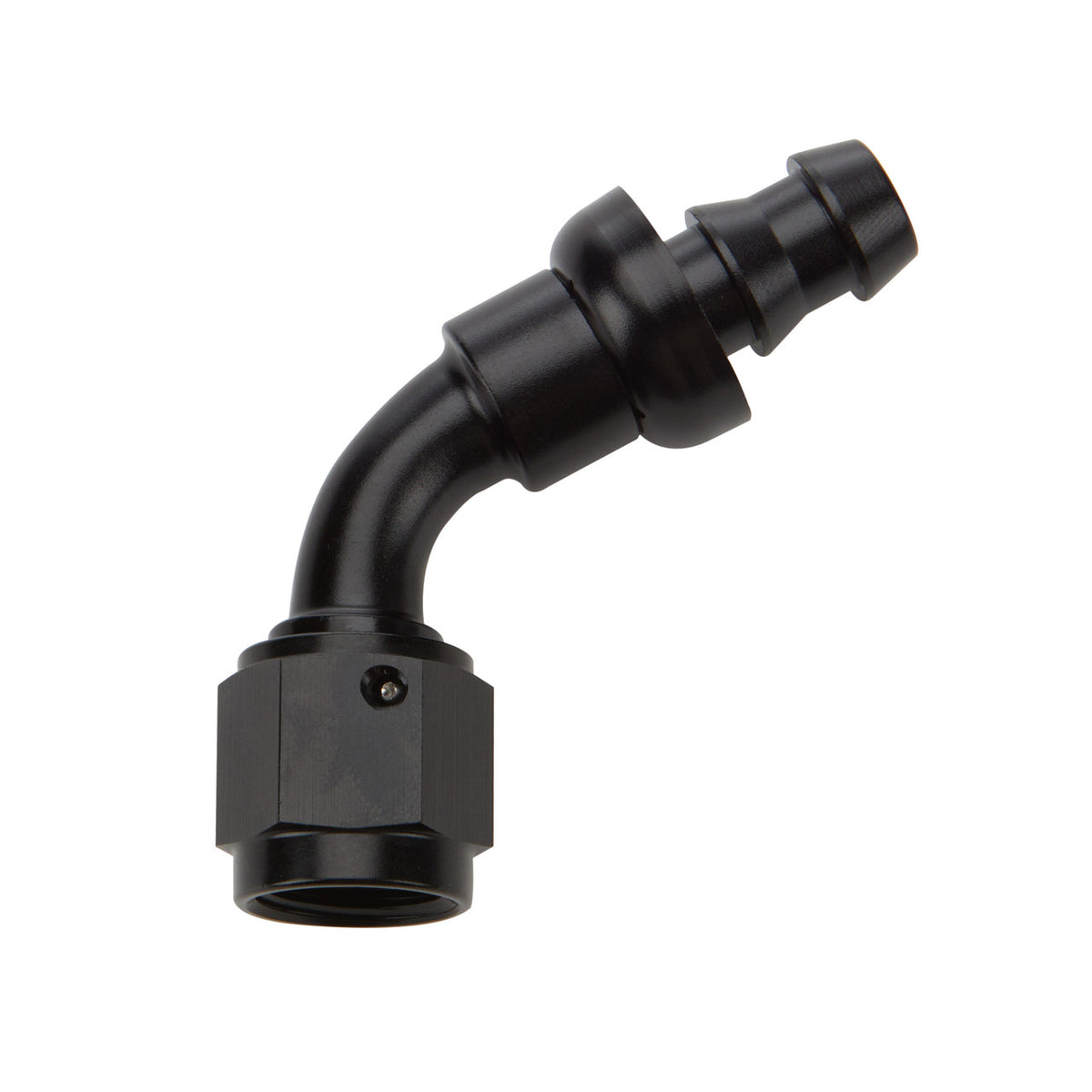 Allstar Performance Pushlock Hose End Black 60 Deg Elbow -8 ALL49443