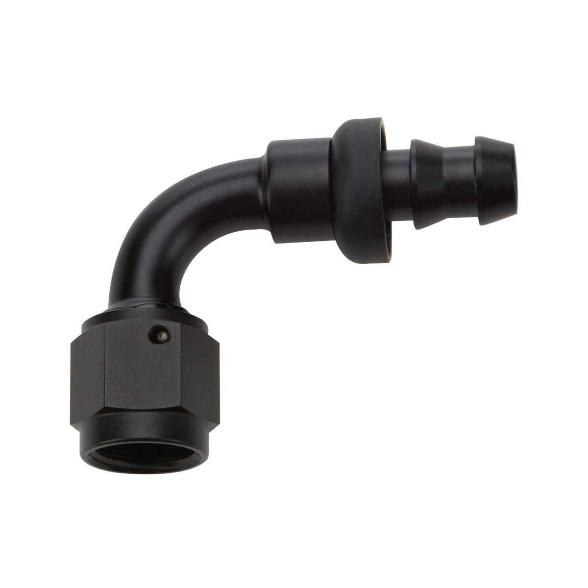Allstar Performance Pushlock Hose End Black 90 Deg Elbow -10 ALL49454