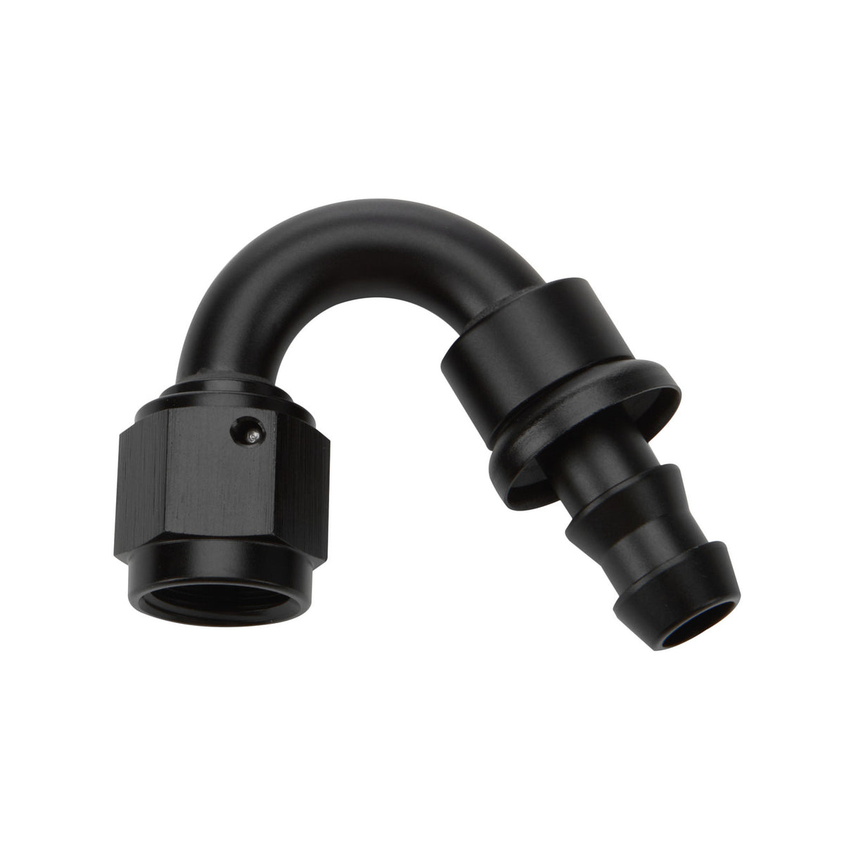 Allstar Performance Pushlock Hose End Black 150 Deg Elbow -8 ALL49473