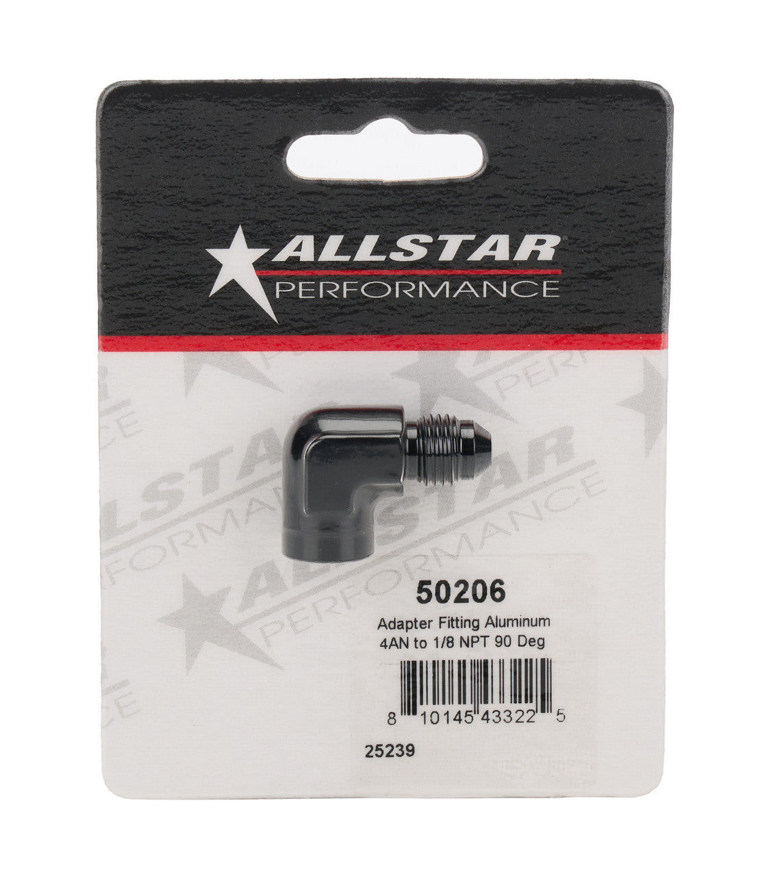 Allstar Performance 90 Degree Gauge Fitting 4AN ALL50206